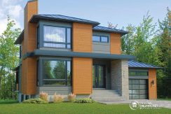 Façade - Le Colombier - Bungalows avec garage à vendre - St-Colomban